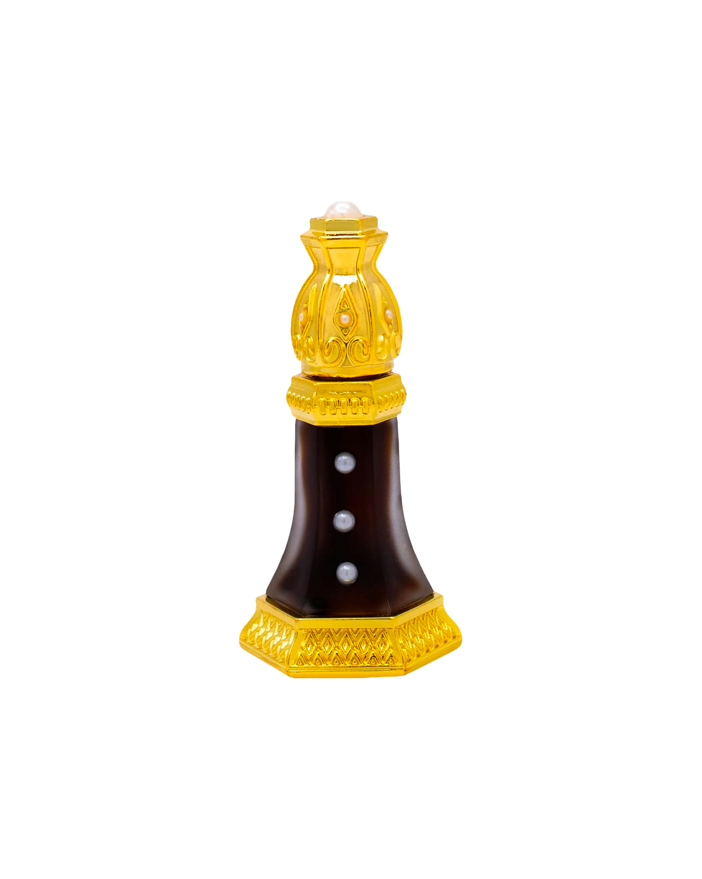 Shiyufi attar perfume bottle showcased against a white background.