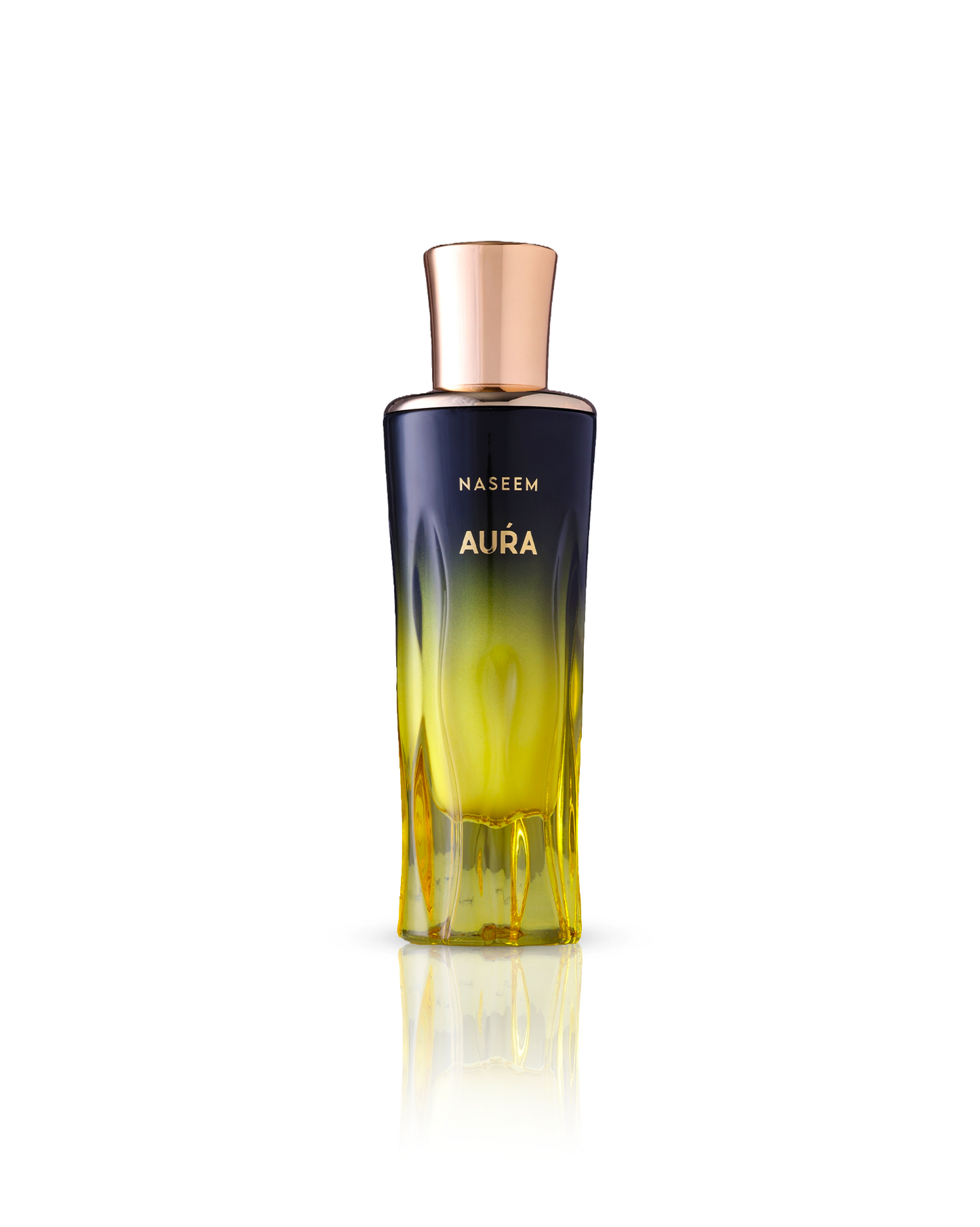 Aura Aqua Parfum bottle showcased against a white background.