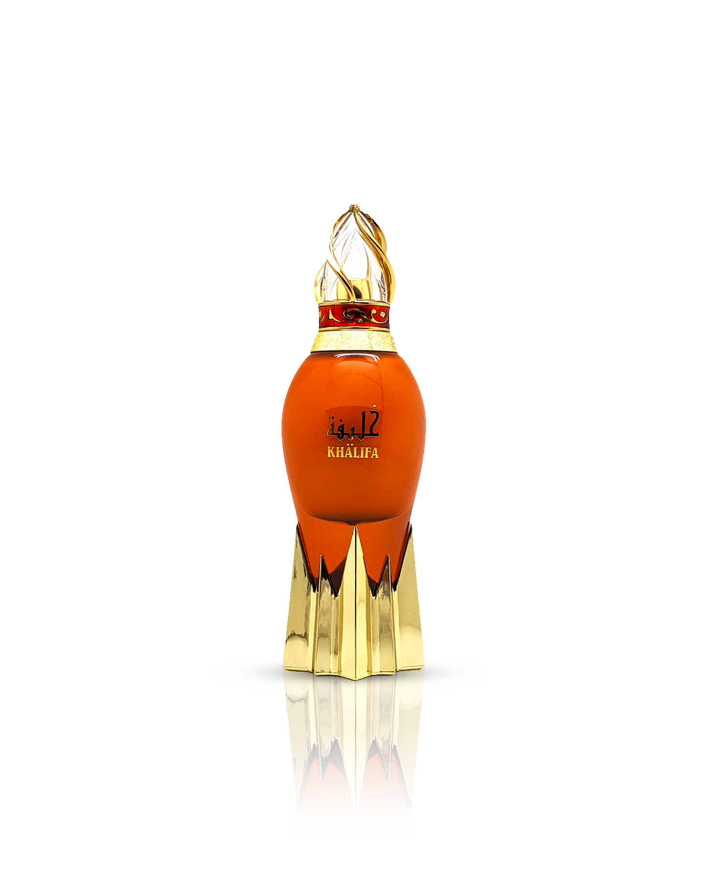 Khalifa perfume bottle showcased against a white background.