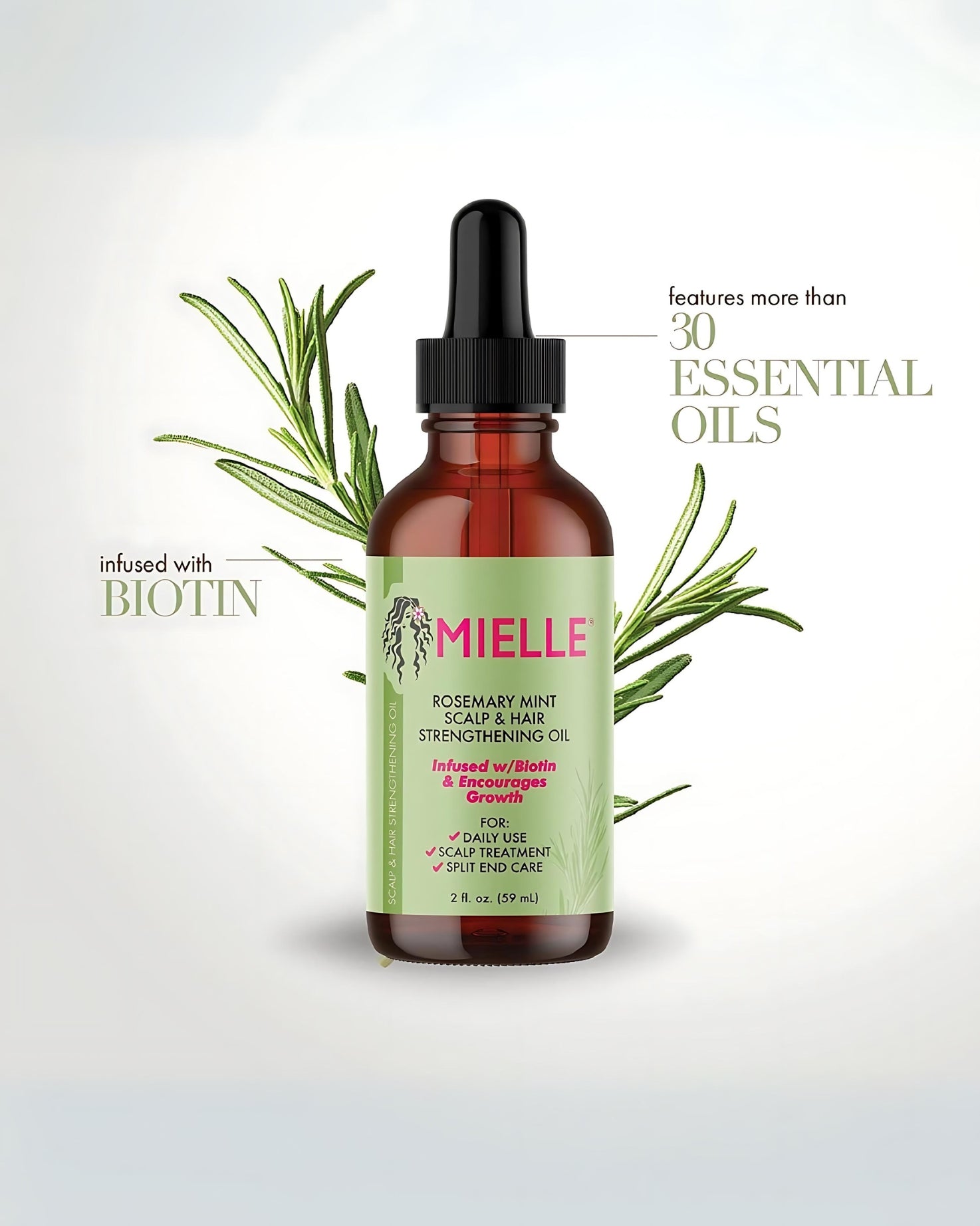 Mielle Rosemary Hair Strengthening Oil BENEFITS