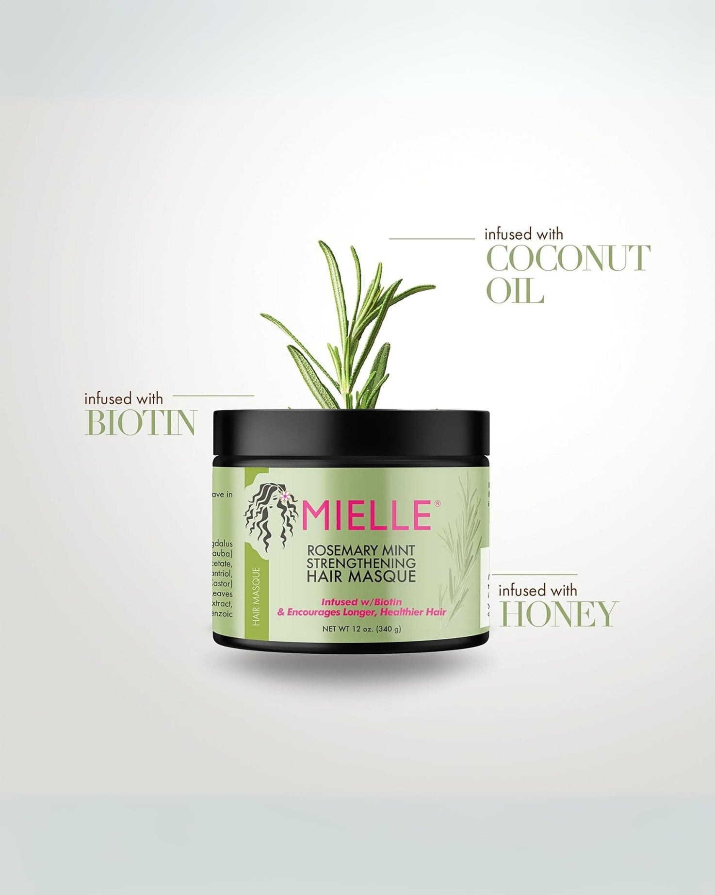 Mielle Organics Rosemary Mint Strengthening Hair Masque benefits 