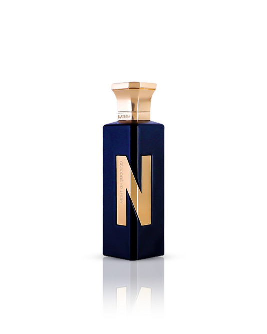NIGHT-OF-SUCCESS-perfume-bottle-showcased-against-a-white-background.
