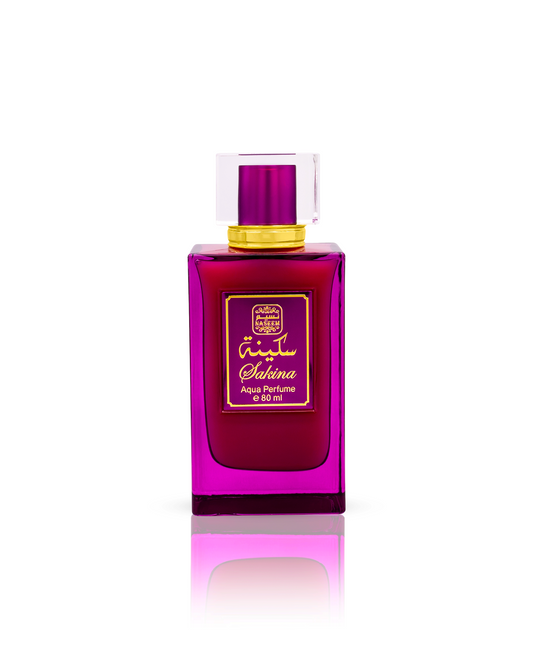 Sakina perfume bottle showcased against a white background.