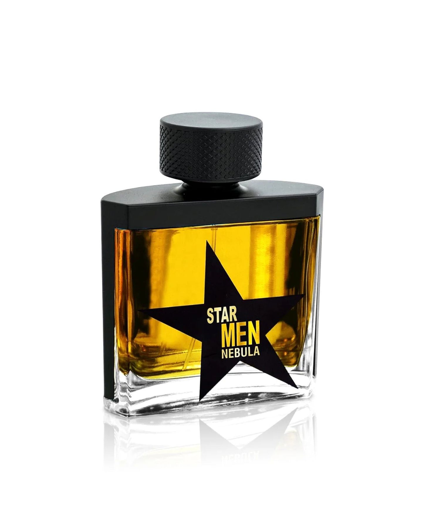 Star Men Nebula Eau de Parfum for men by Fragrance World, featuring notes of whiskey, malt, and wood – a premium perfume alternative.