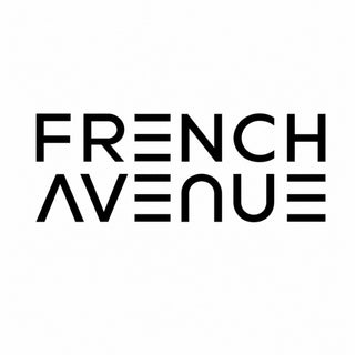 Official French Avenue brand logo featuring modern, stylized black typography on a solid white background.