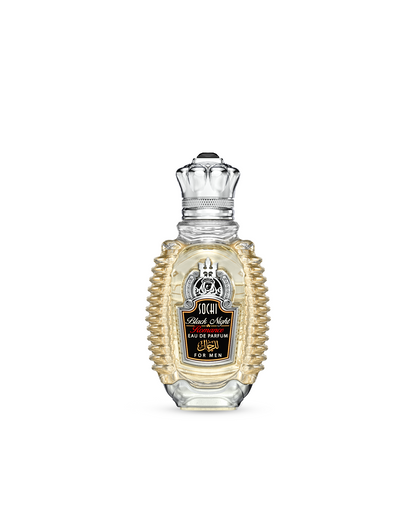 sochi black night romance perfume bottle showcased against a white background.