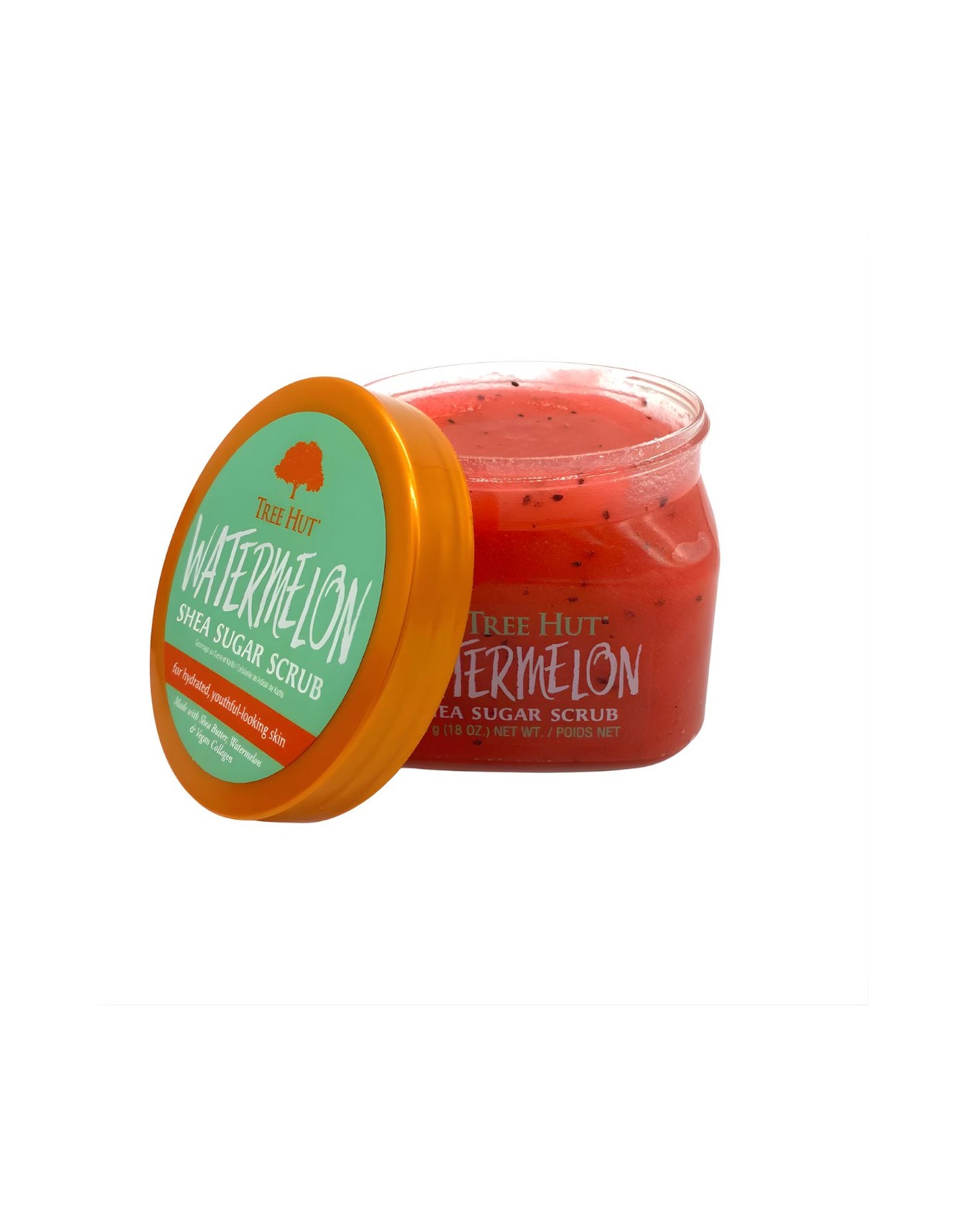 Tree Hut Watermelon Shea Sugar Scrub open jar